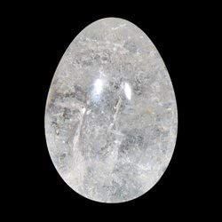 Clear Quartz Egg with Stand