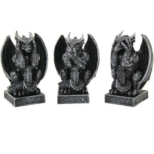 See, Speak, Hear No Evil Dragon