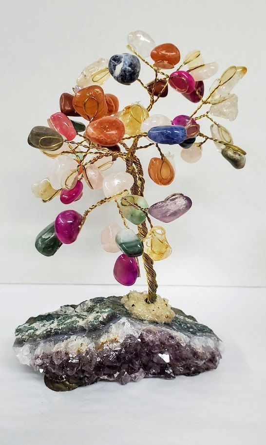 Multi Tree w/Amethyst Base L