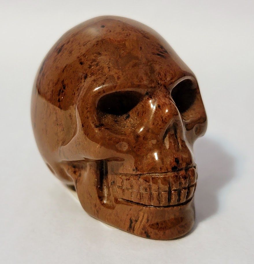Mahogany Obsidian Skull