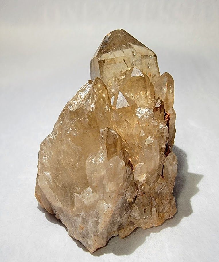 Natural Citrine Point Cluster L