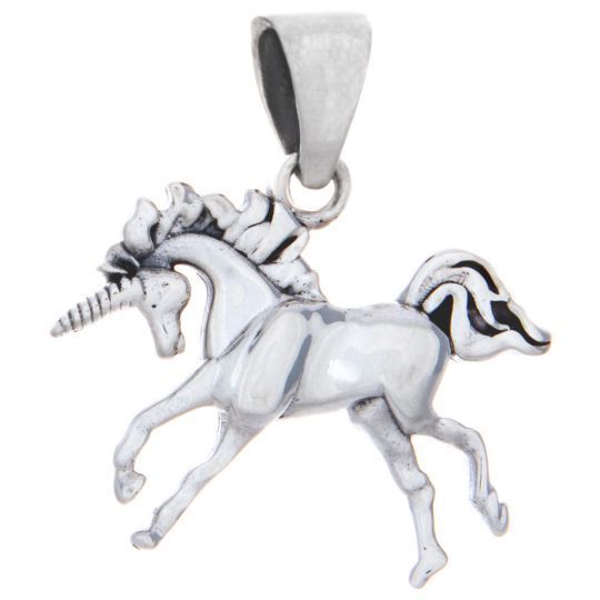 Sterling Silver Unicorn - Pendant