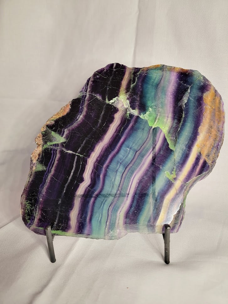 Fluorite AA Polished Slice XL