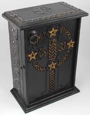 Pentagram & Celtic Cross Altar
