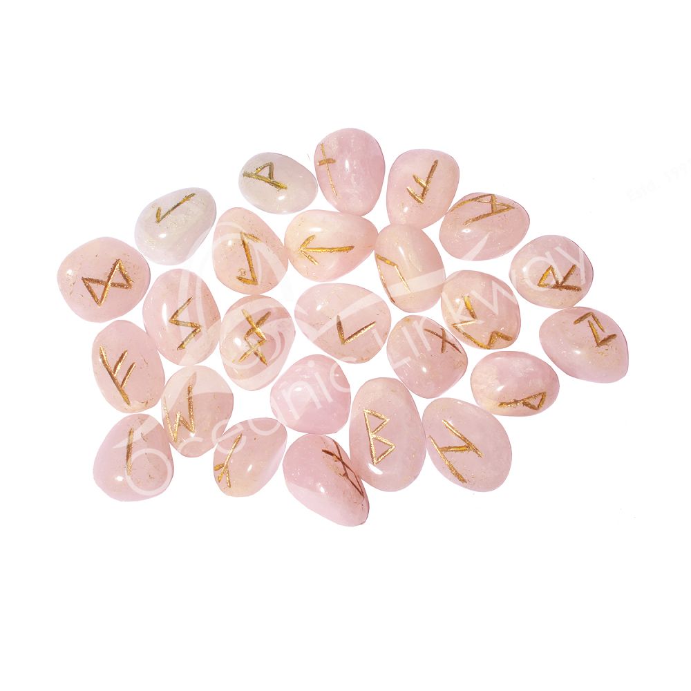 Rose Quartz Rune Set