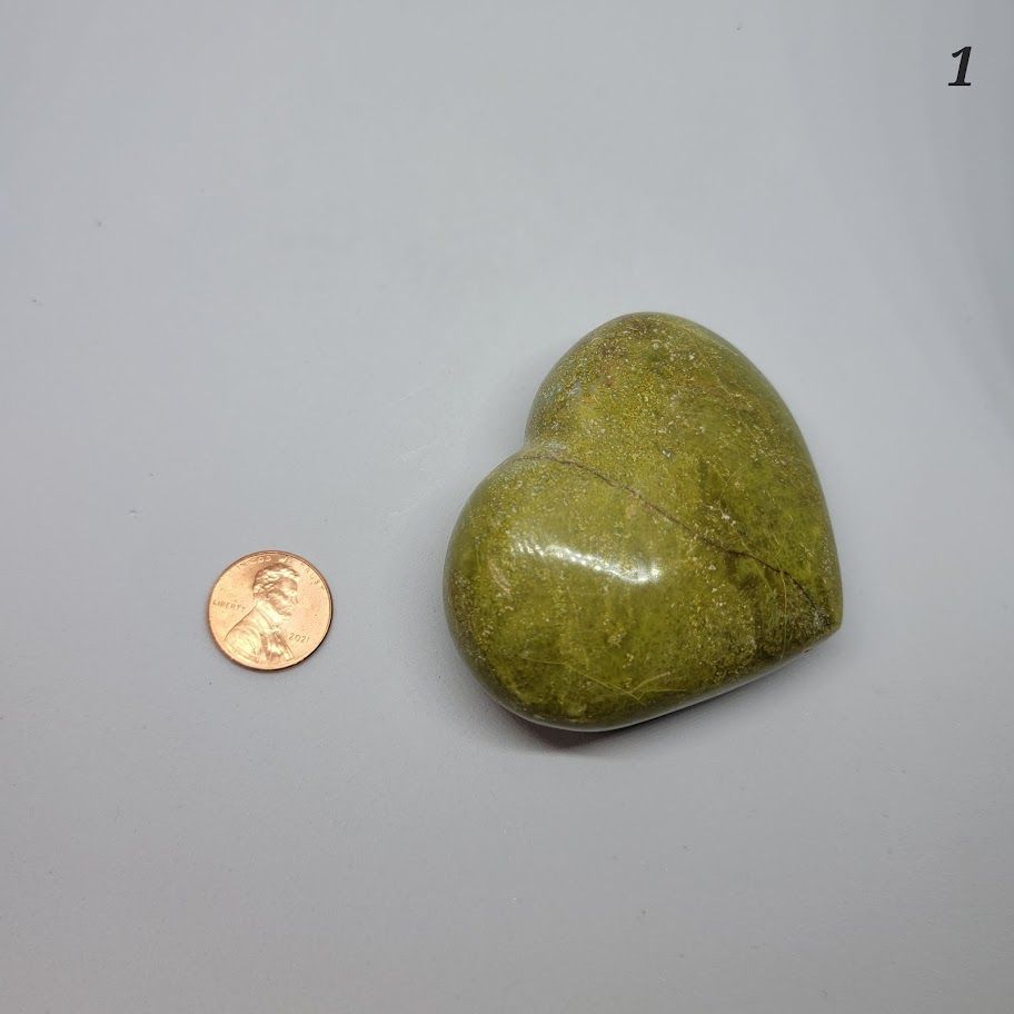 Green Opal Heart (127g)