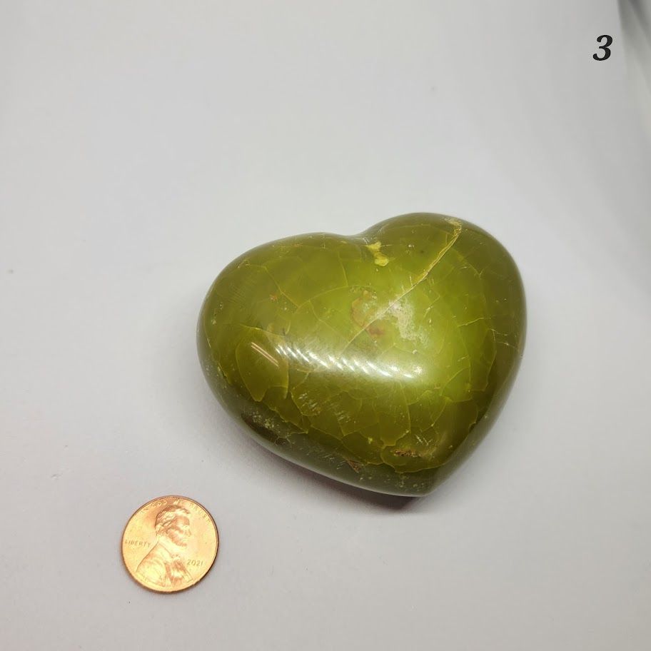 Green Opal Heart (161g)