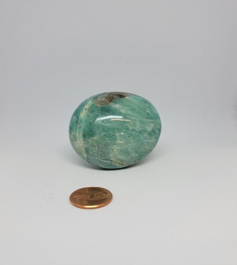 Amazonite Palm Stone - Medium