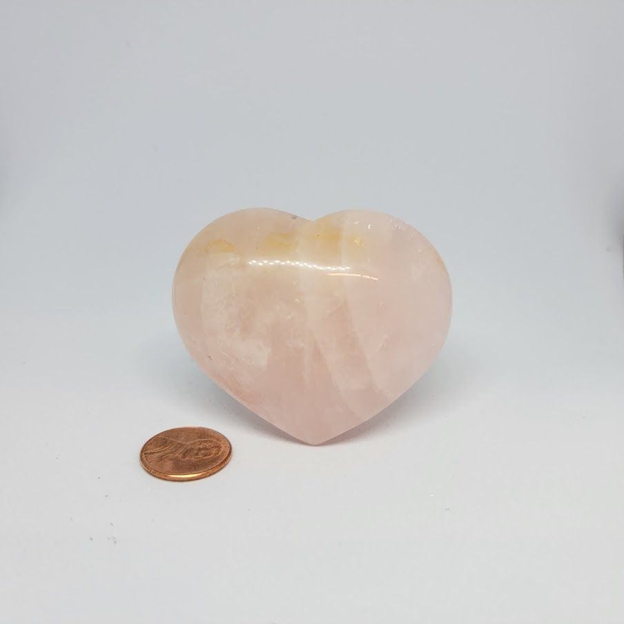 Rose Quartz Heart - Medium