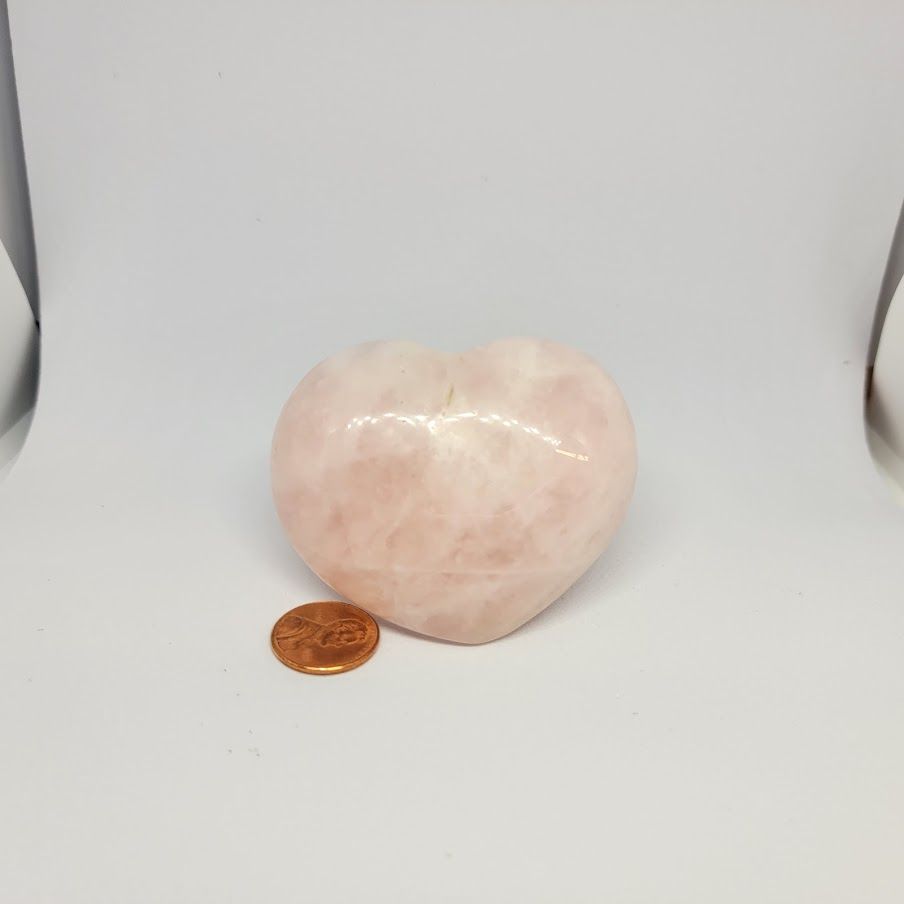 Rose Quartz Heart - Large