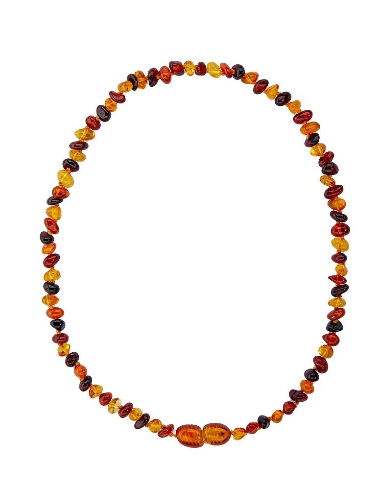 Multi-Color Amber Teething - Necklace