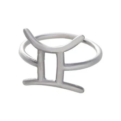 Sterling Silver Zodiac Sign Ring
