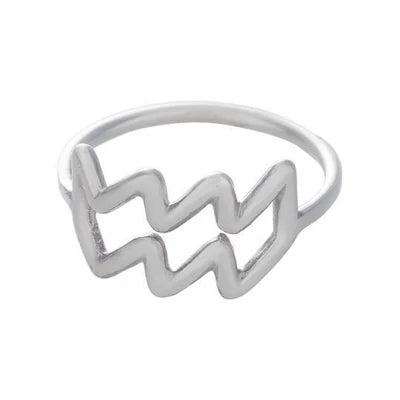 Sterling Silver Zodiac Sign Ring