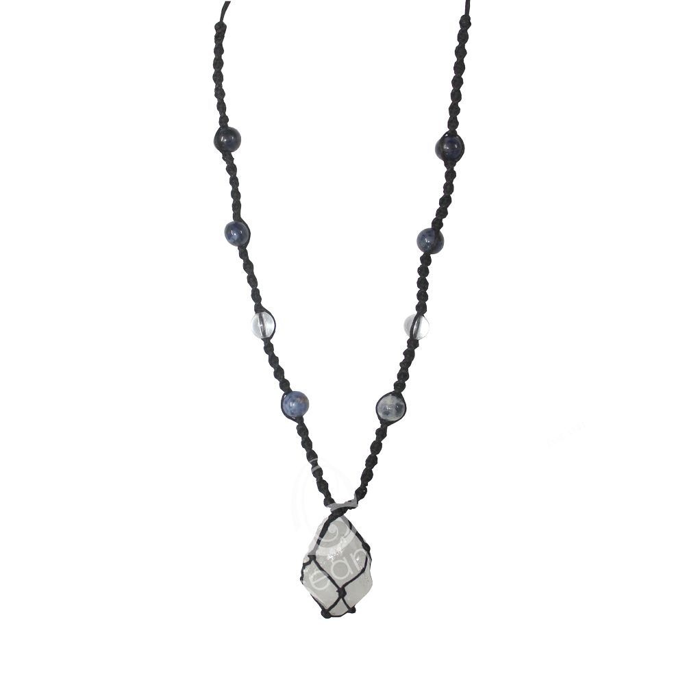 Clear Negativity Net Necklace