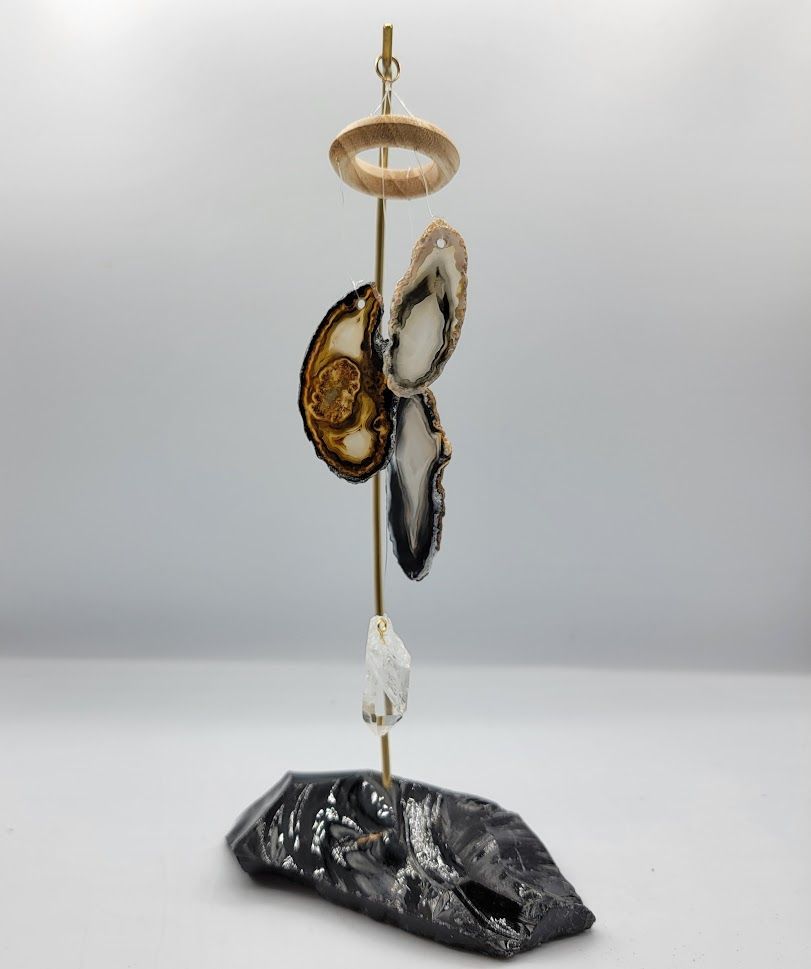 Table Chime - Blk Obsidian base