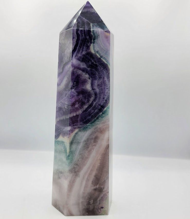 Fluorite Purple Obelisk - X-X-Large