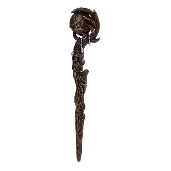 Pentagram Witches Hand Wand