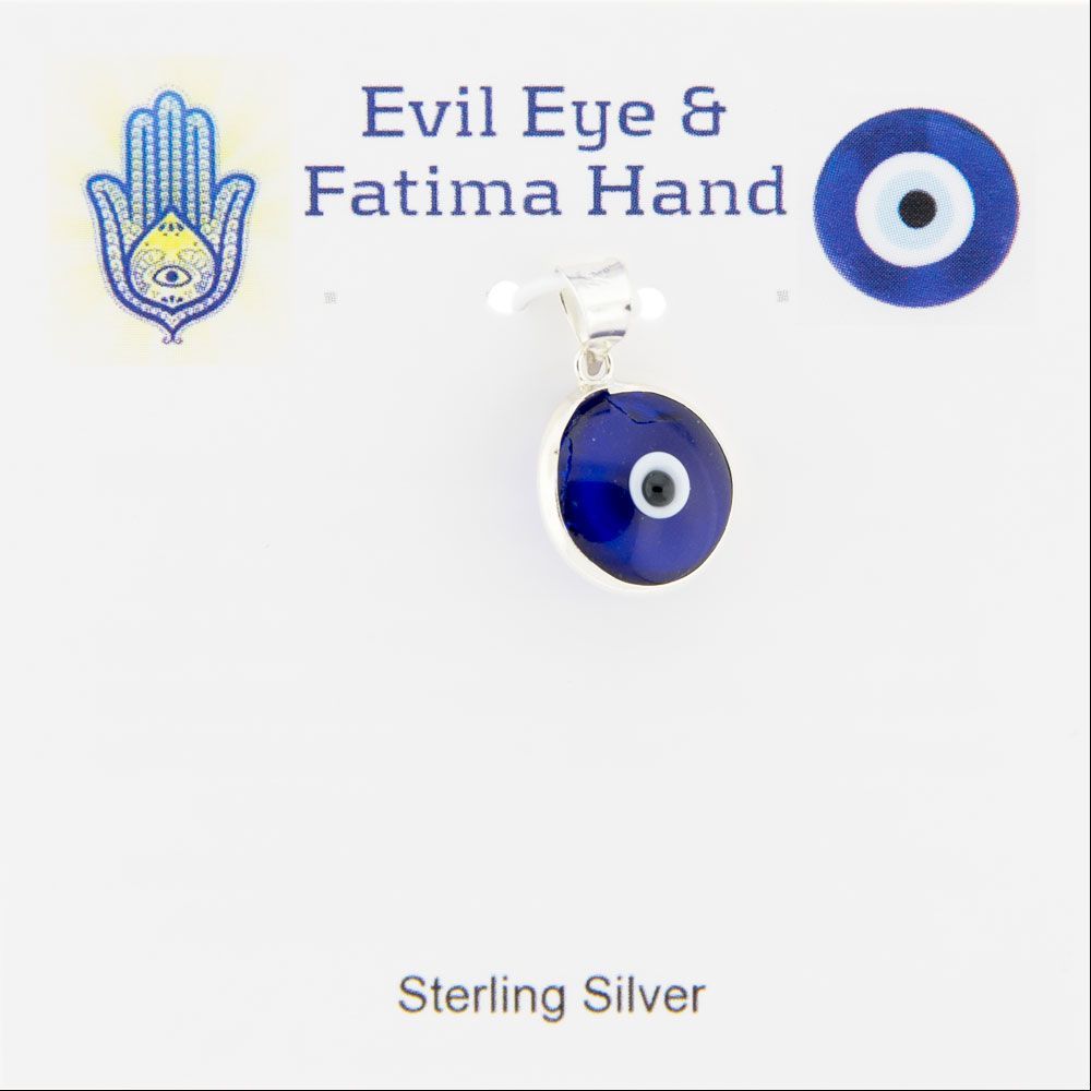 Sterling Silver Mini Evil Eye - Pendant