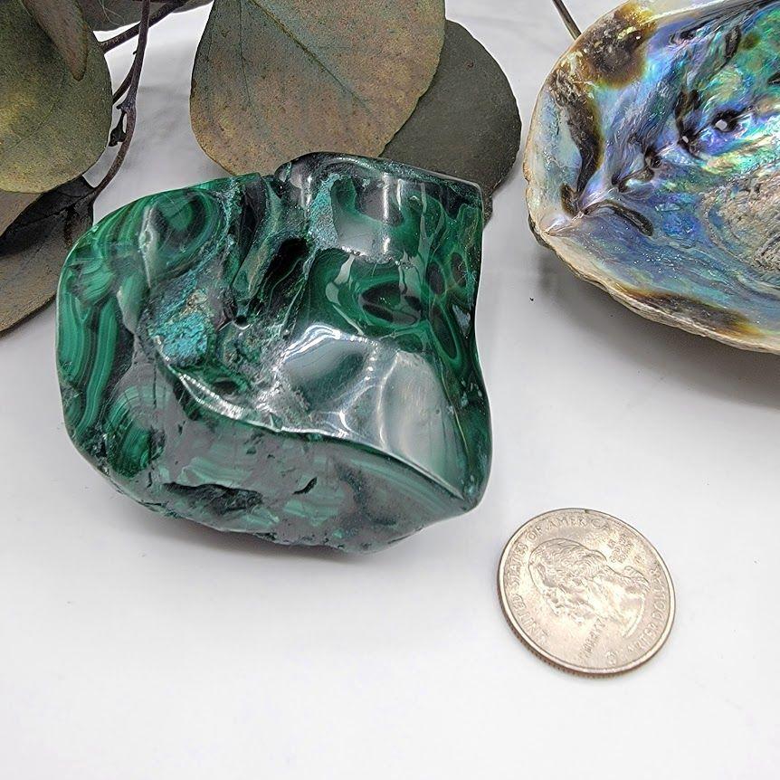 Malachite Polished Freeform (270-289g)
