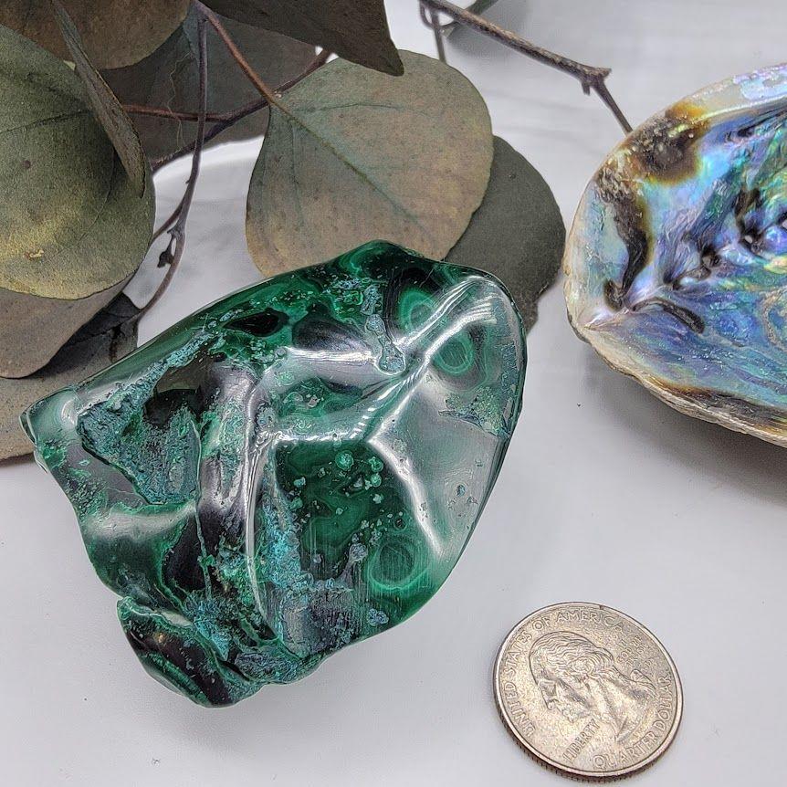Malachite Polished Freeform (290-329g)