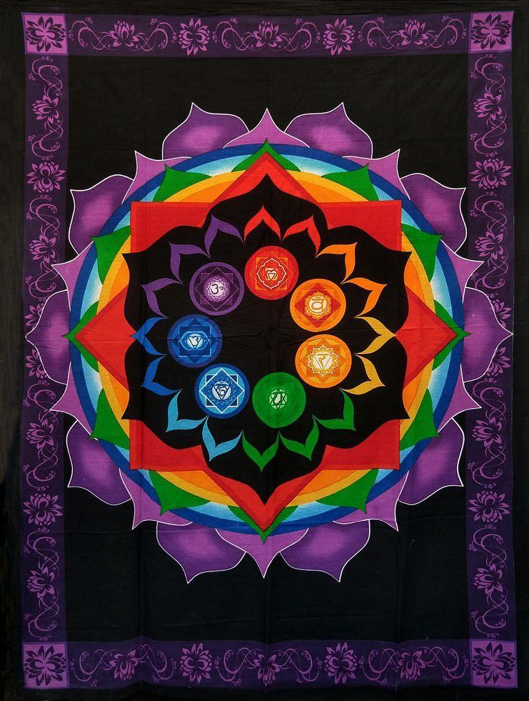 7 Chakra Lotus - Tapestry