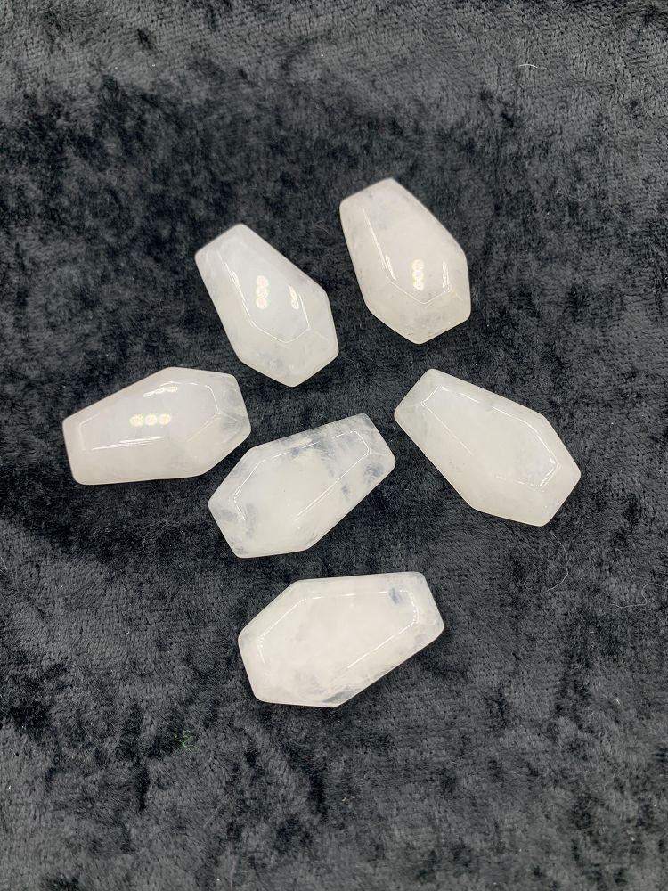 Clear Quartz Gemstone Coffin