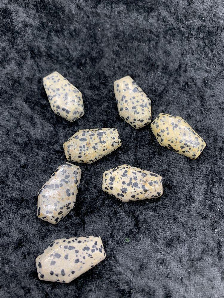 Dalmatian Jaspe Gemstone Coffin