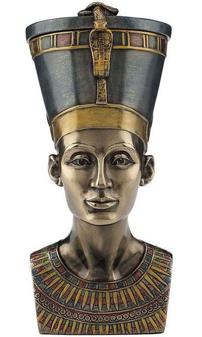 Bust of Nefertiti - Trinket Box (6.5")