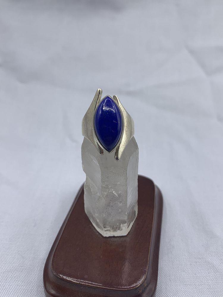 Sterling Silver Lapis Ring - Size 7