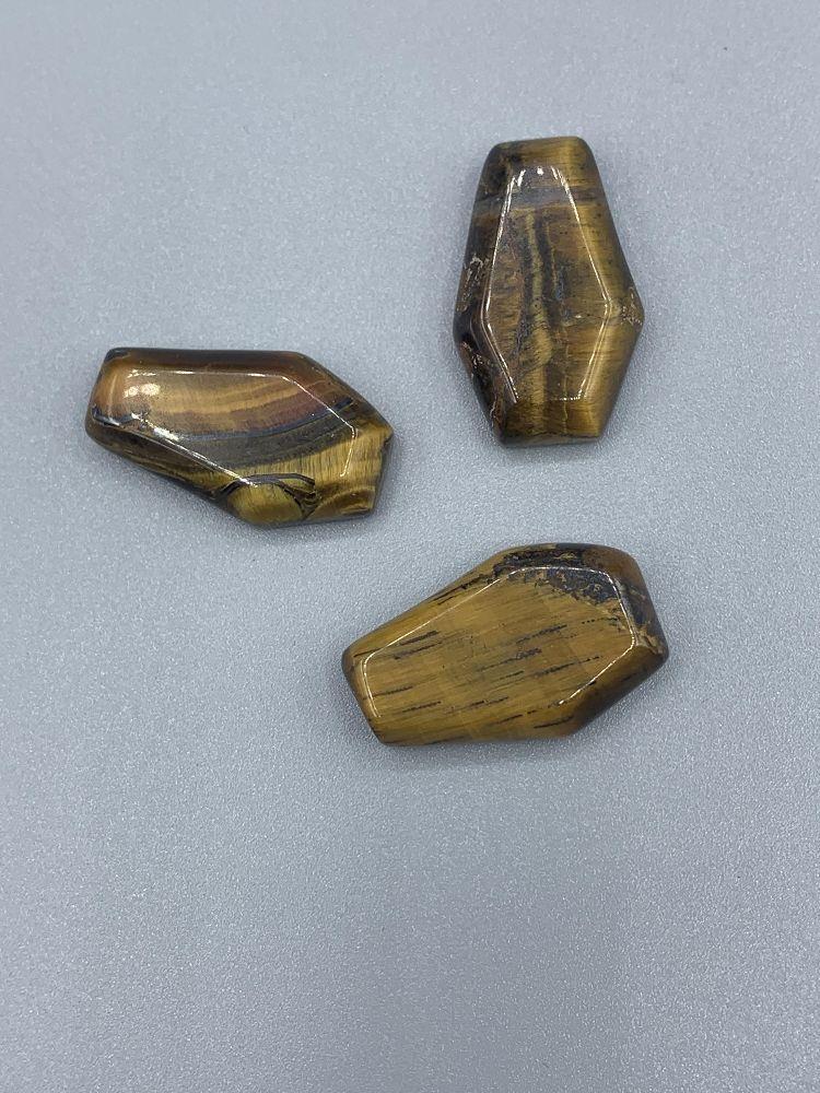 Tiger Eye Gemstone Coffin