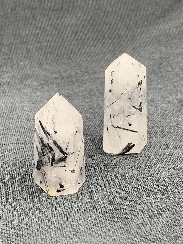 Quartz with Black Tourmaline Obelisk - B Quality (10-39g)