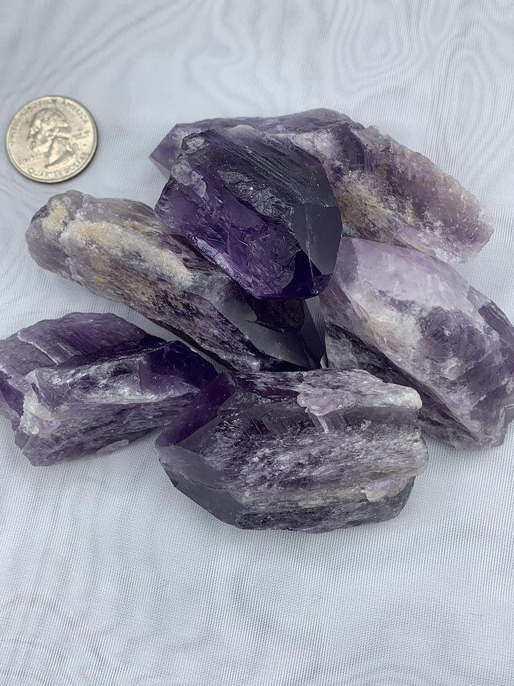 Semi-Polished Amethyst Rough (5")