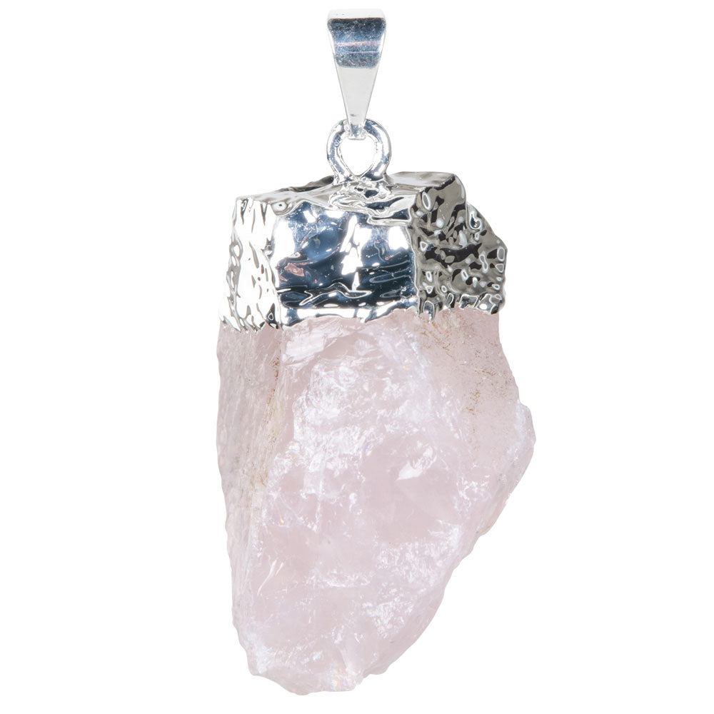 Rose Quartz Rough Necklace (1-1.5")