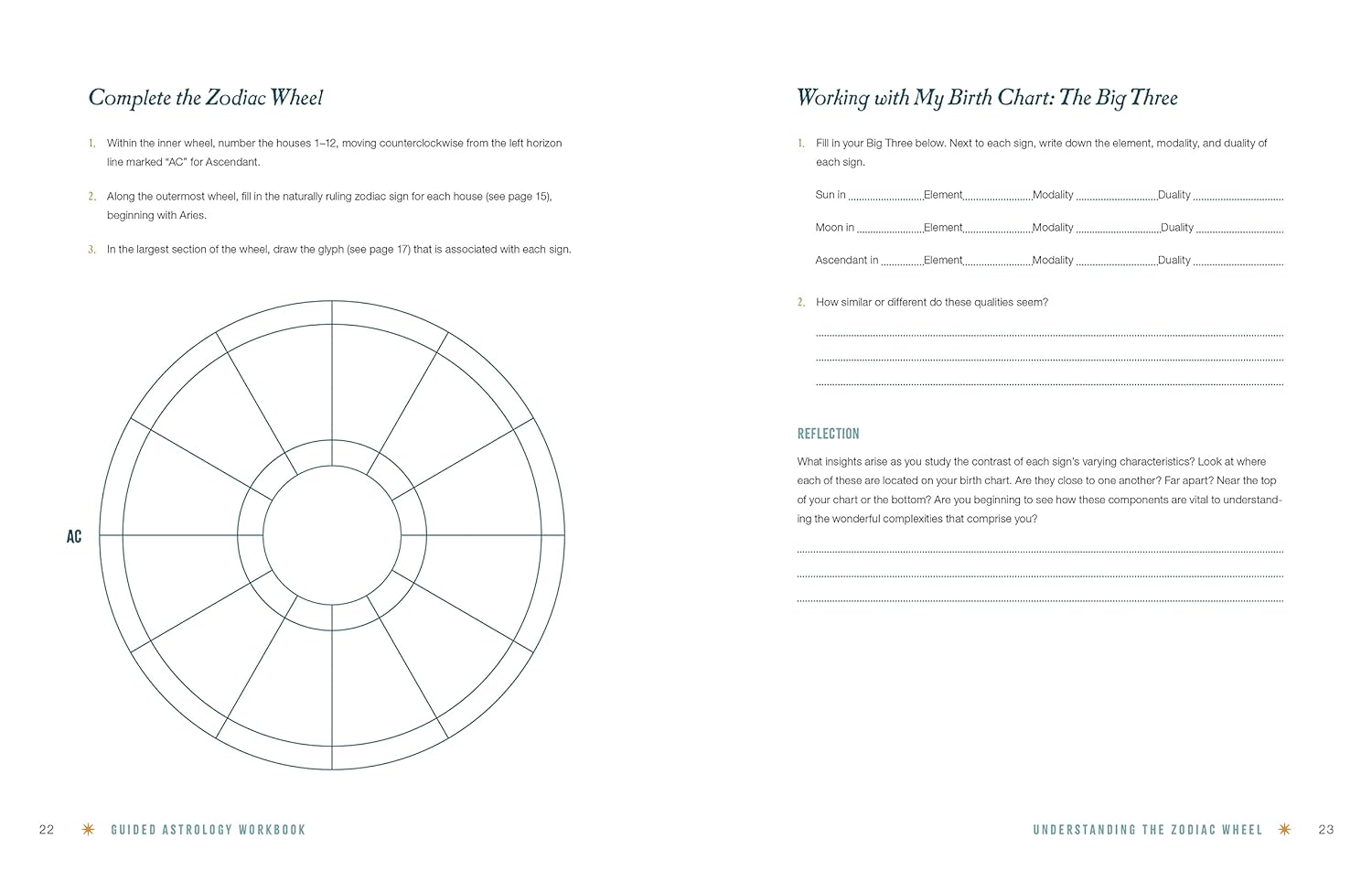 Guided Astrology Workbook - Stefanie Caponi