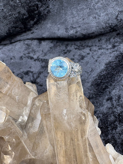 Sterling Silver Topaz Ring
