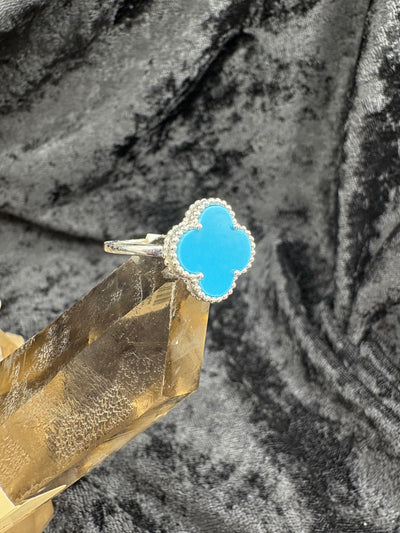 Sterling Silver Clover Ring