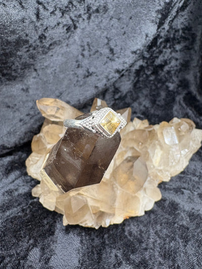 Sterling Silver Topaz Ring