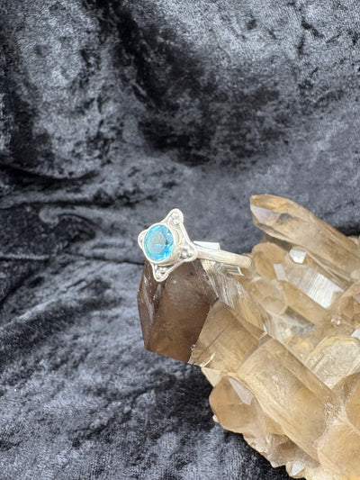 Sterling Silver Topaz Ring