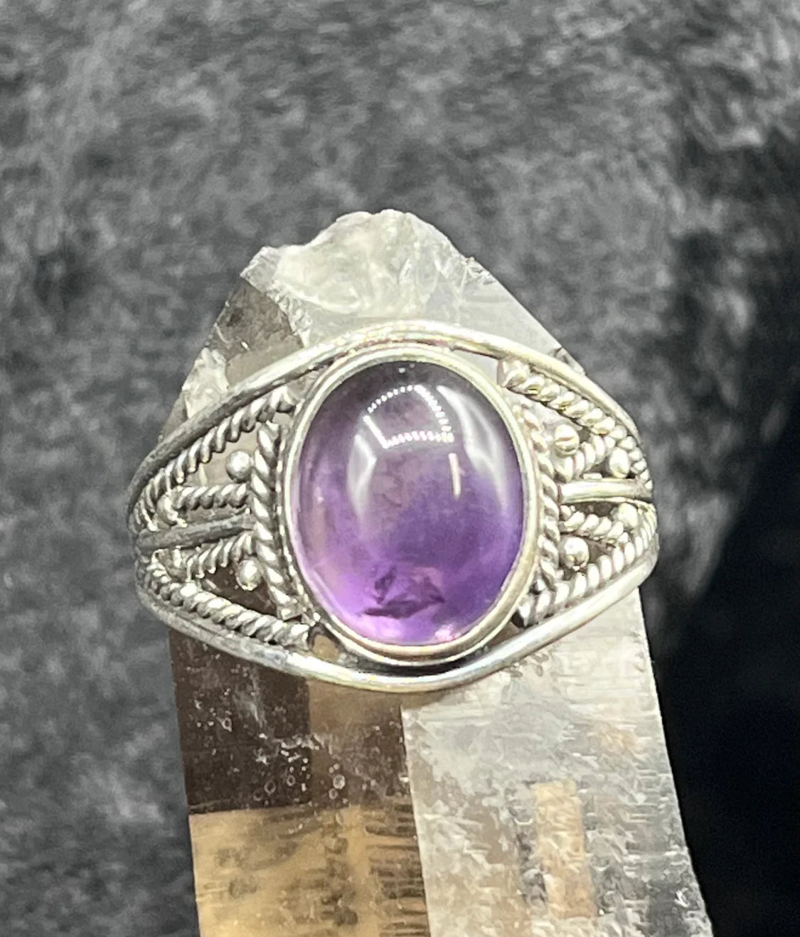 Sterling Silver Amethyst Ring