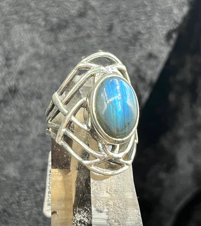 Labradorite Sterling Silver Ring