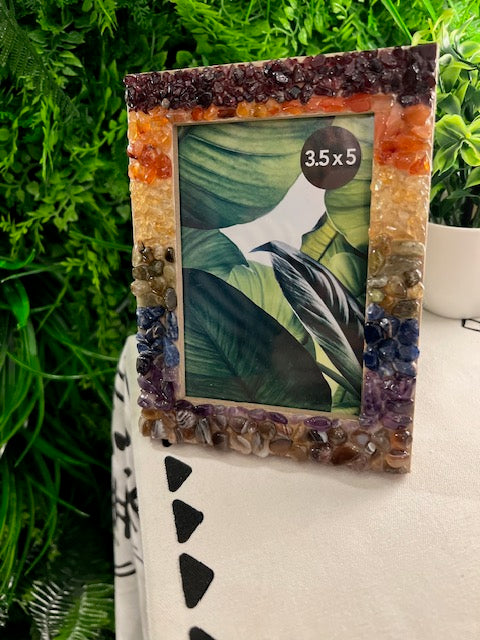 Gemstone Chip Photo Frame