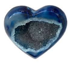 Agate Druzy Heart - Small