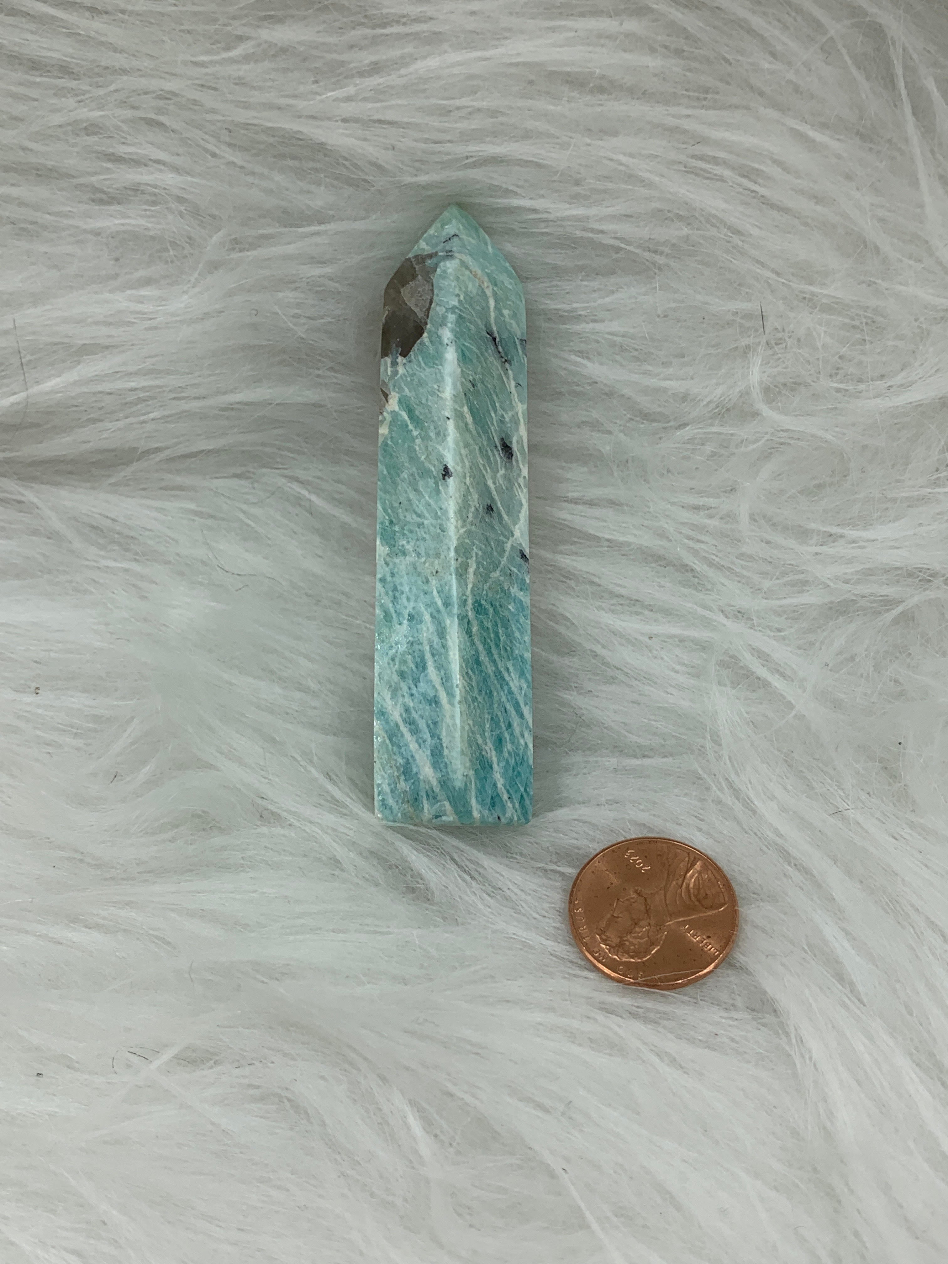 Amazonite Obelisk - X-Small (70-119g)