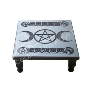 Black Pentacle Altar Table