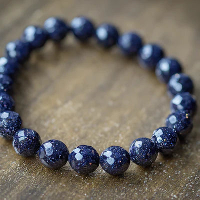Faceted Gemstone Bracelet - 8mm