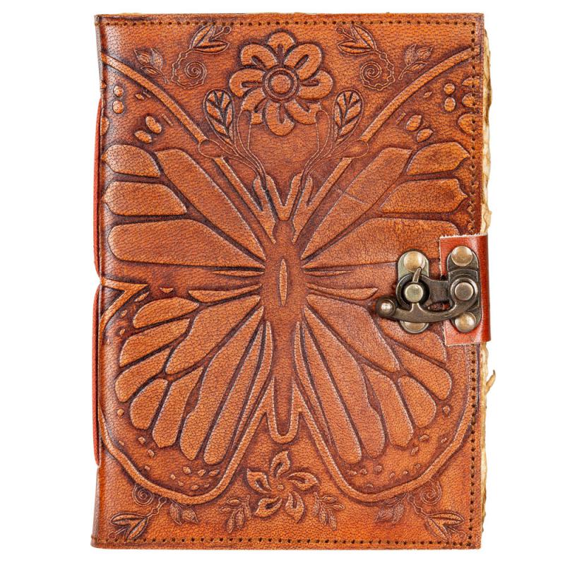 Butterfly - Leather Journal (5" x 7")