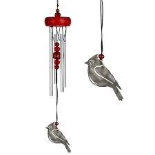Crystal Cardinal Chime
