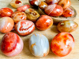 Carnelian Palm Stone - Large (60-149g)