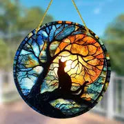 Black Cat - Acrylic Suncatcher