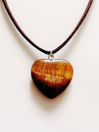 Tiger Eye Heart Necklace